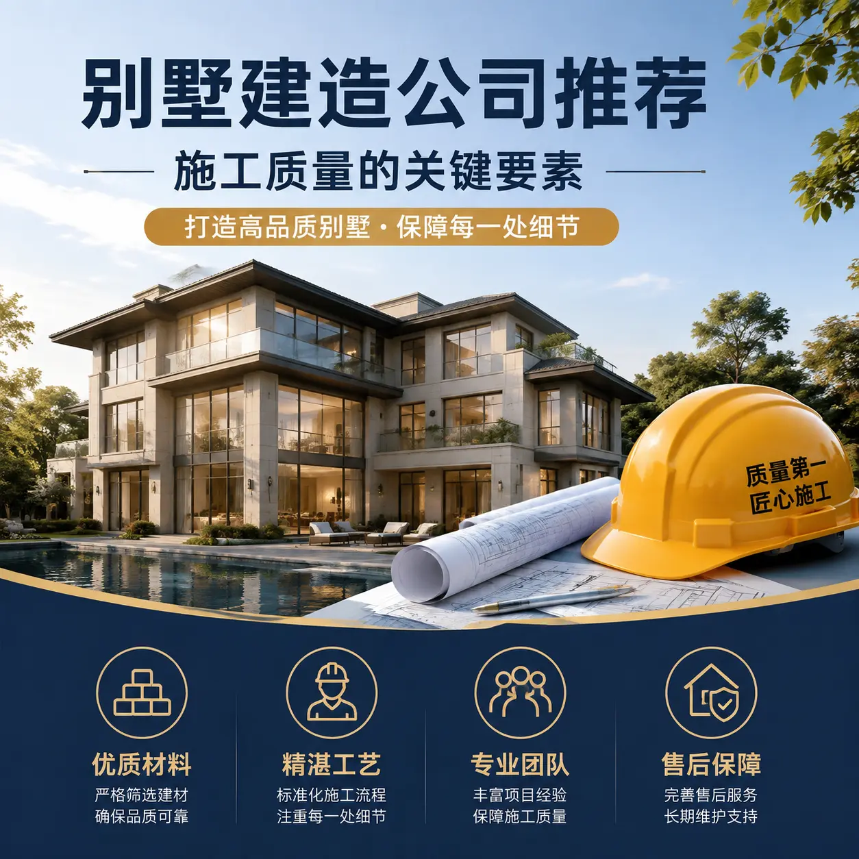 别墅建造公司推荐： 福泉 施工质量的关键要素
