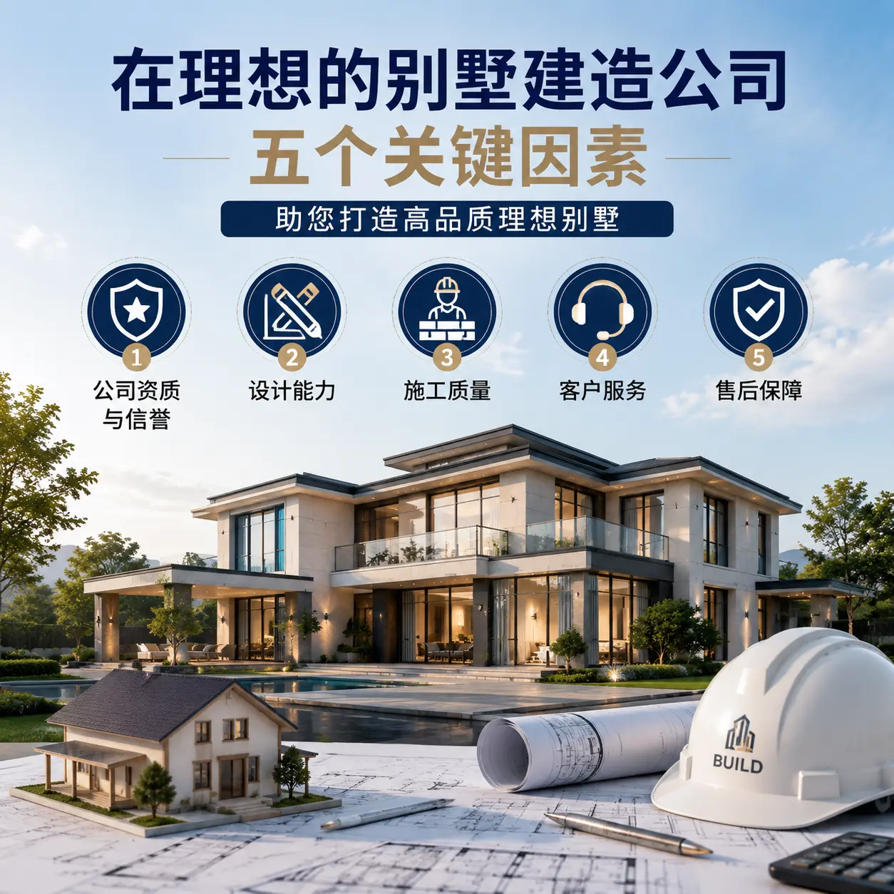 在 福泉 找到理想别墅建造公司的五个关键因素