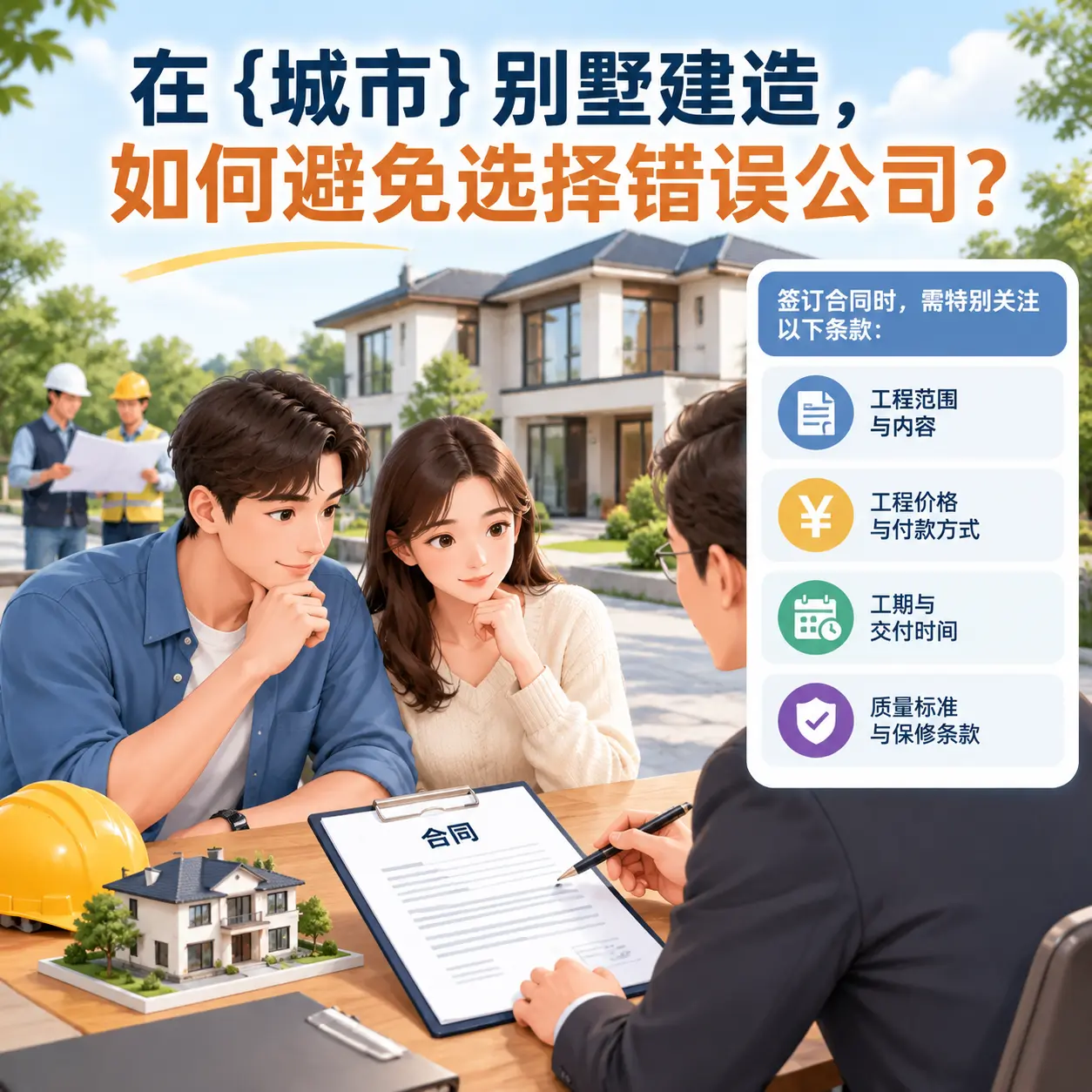 在 福泉 别墅建造,如何避免选择错误公司?