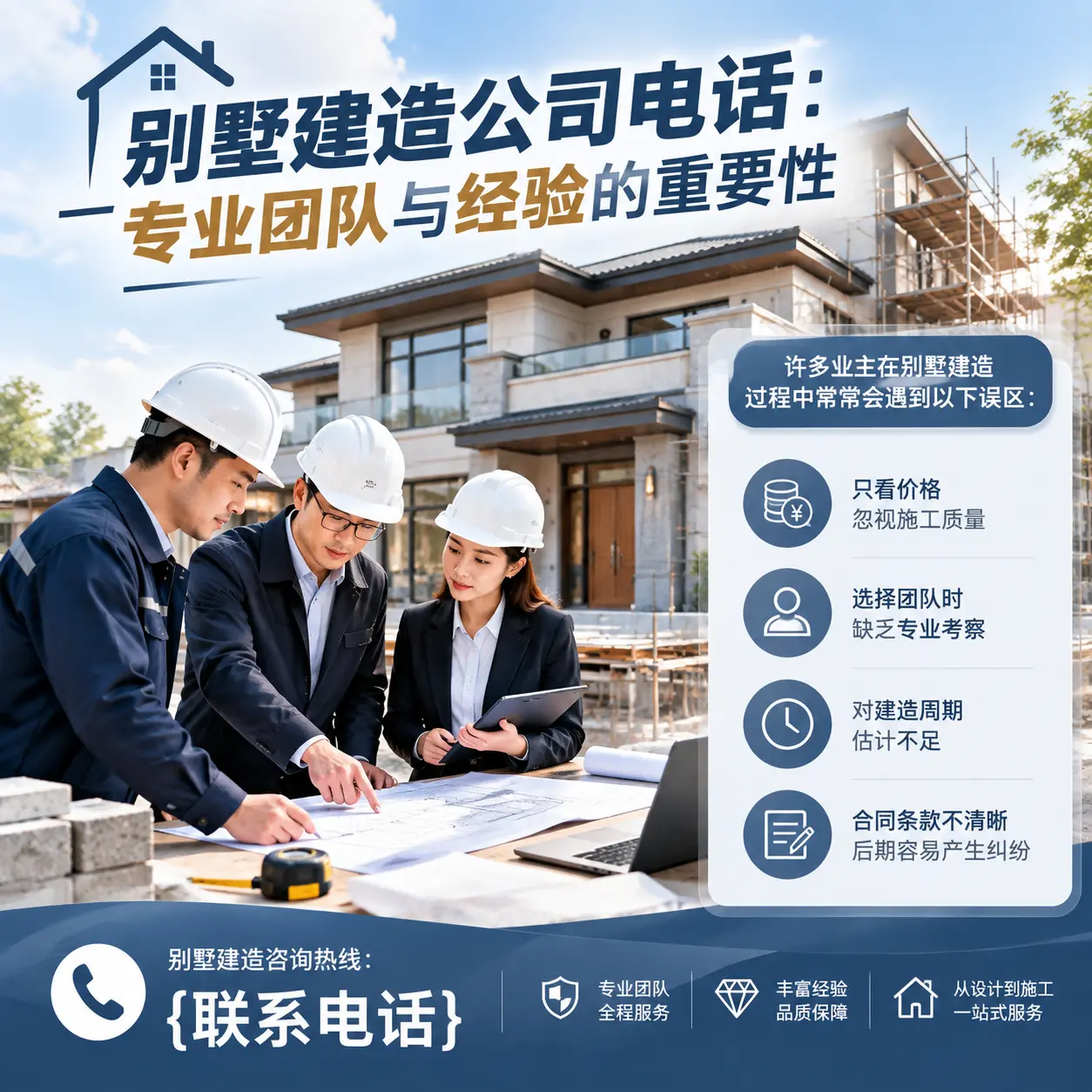 福泉别墅建造公司电话:专业团队与经验的重要性