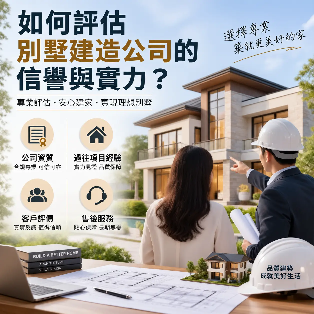 如何评估 福泉 别墅建造公司的信誉与实力?