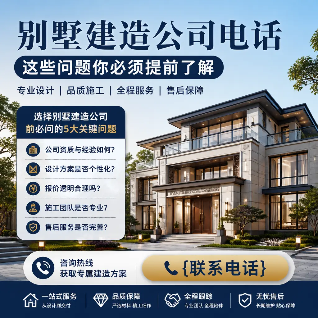福泉别墅建造公司电话，这些问题你必须提前了解