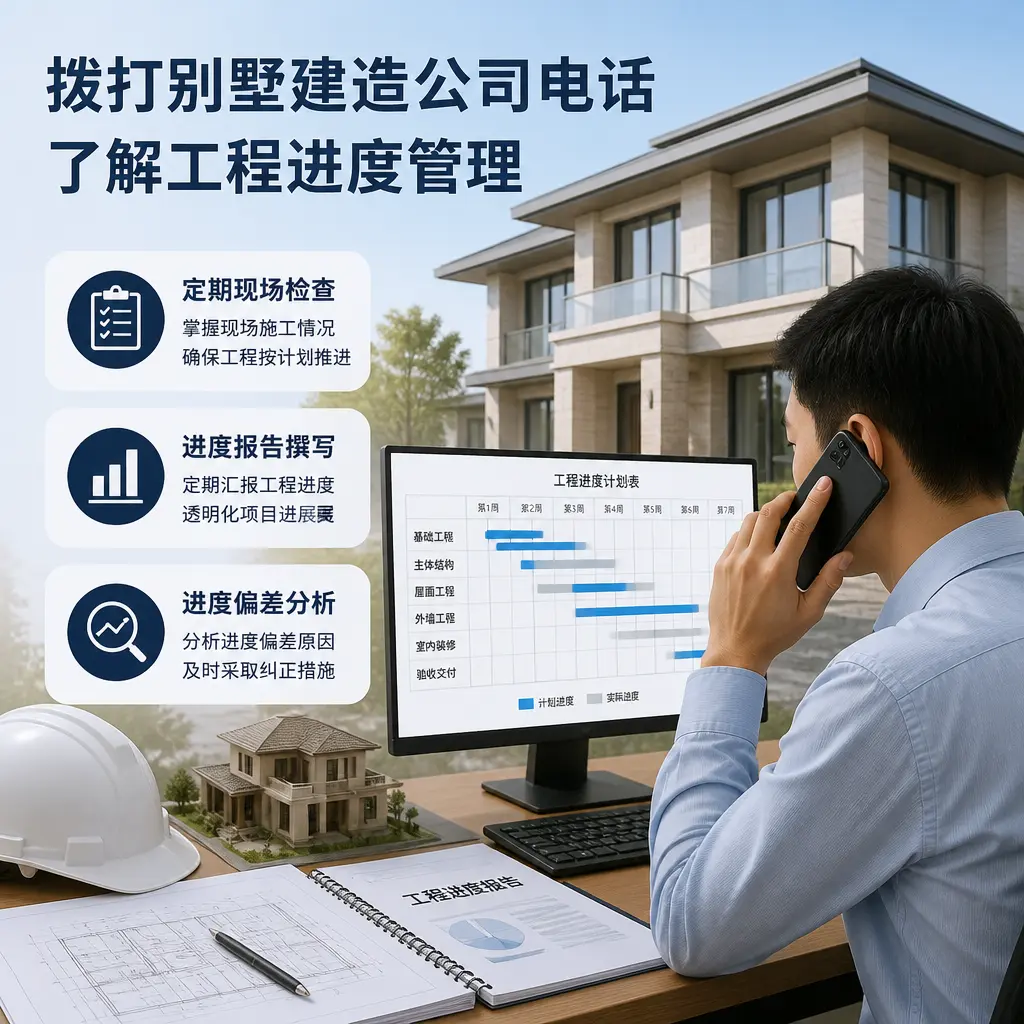 拨打福泉别墅建造公司电话，了解工程进度管理