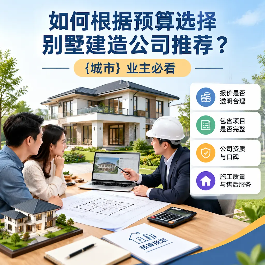 如何根据预算选择别墅建造公司推荐? 福泉 业主必看