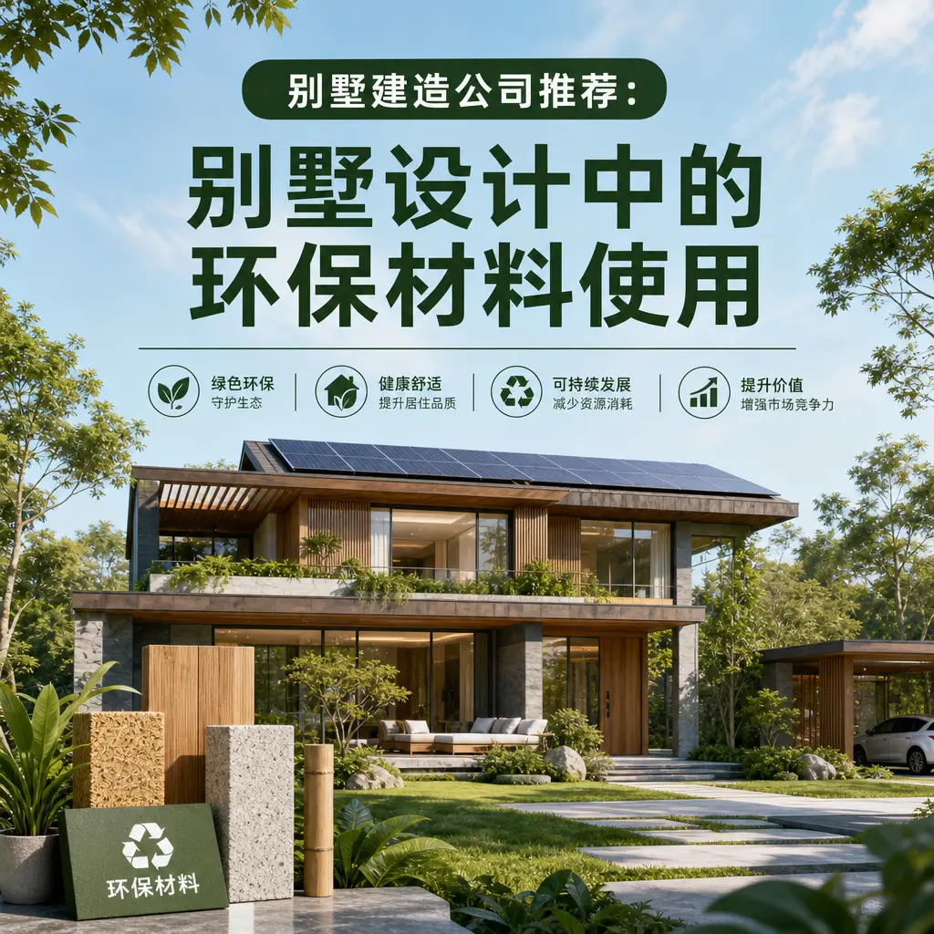 别墅建造公司推荐: 福泉 别墅设计中的环保材料使用