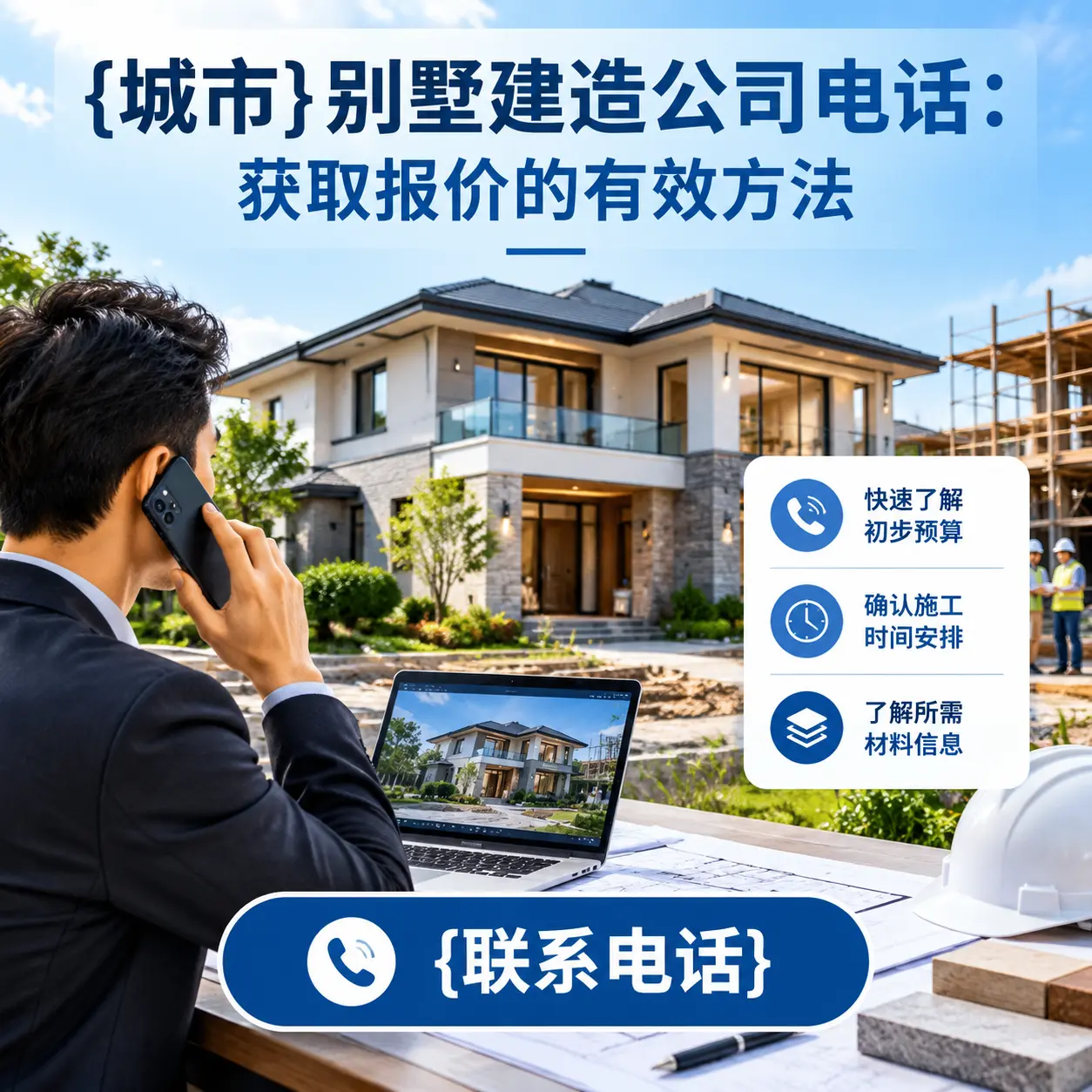 福泉别墅建造公司电话：获取报价的有效方法